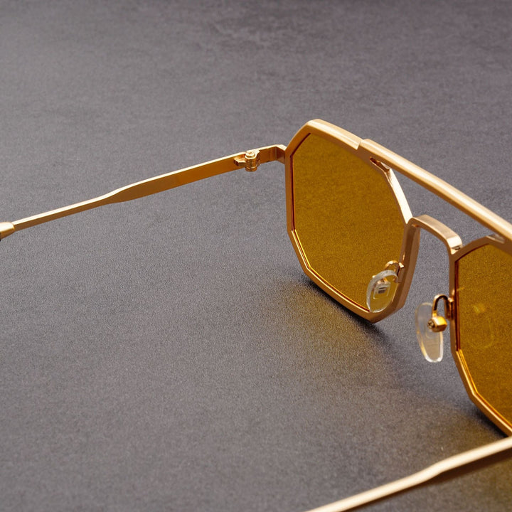 Lightweight Men's Sunglasses – Durable Octagonal Design for Daily Wear-The Yellow Prime