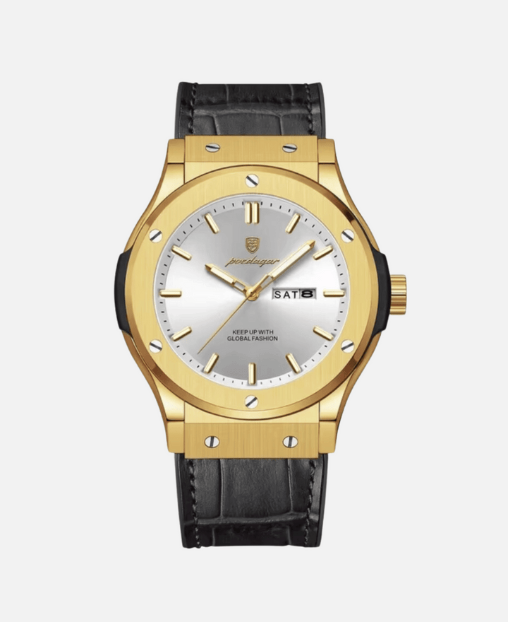 Men's classic stainless steel wristwatch for business and leisure-The Yellow Prime