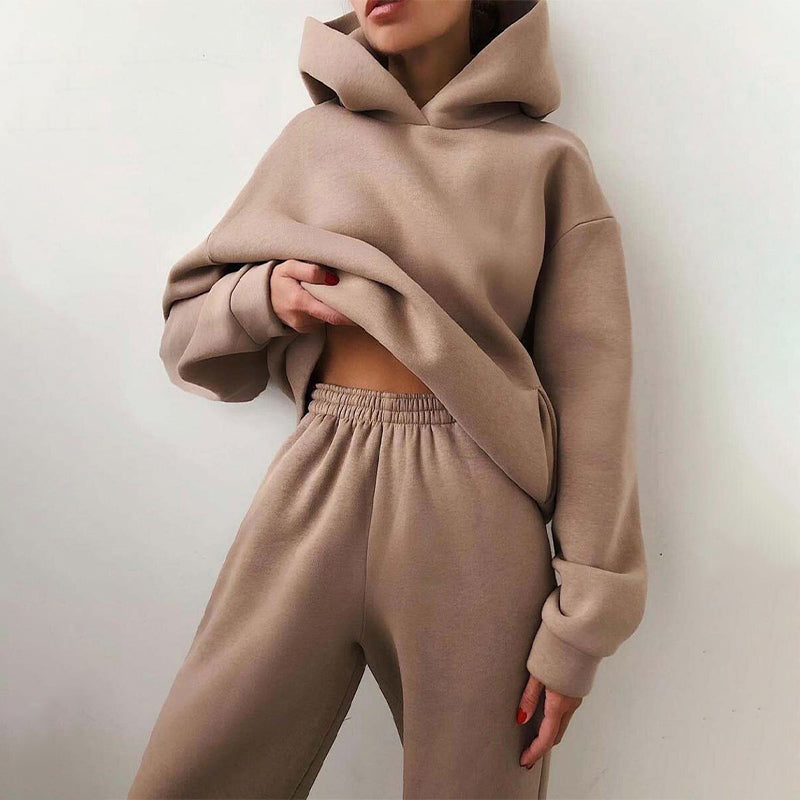 Women's Hoodie and Joggers Set for Comfortable Casual Wear-The Yellow Prime