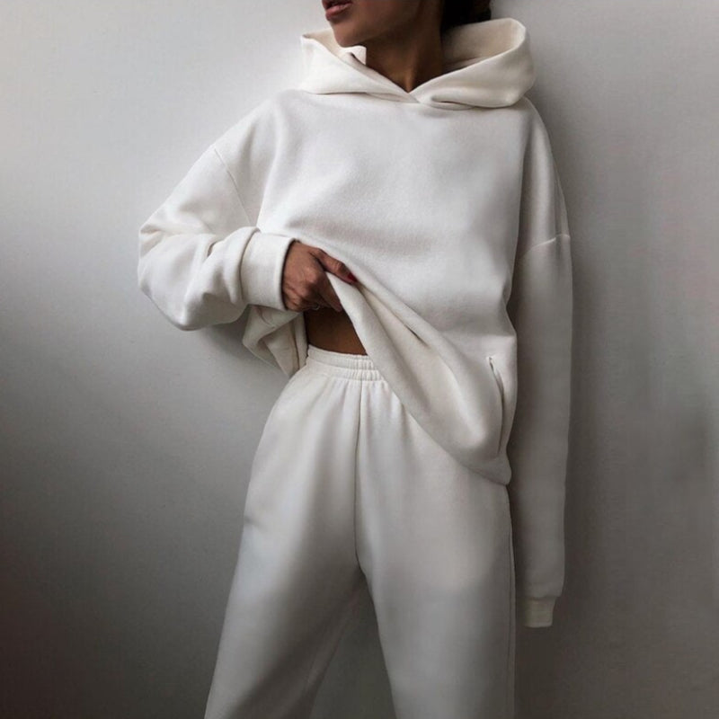 Women's Hoodie and Joggers Set for Comfortable Casual Wear-The Yellow Prime