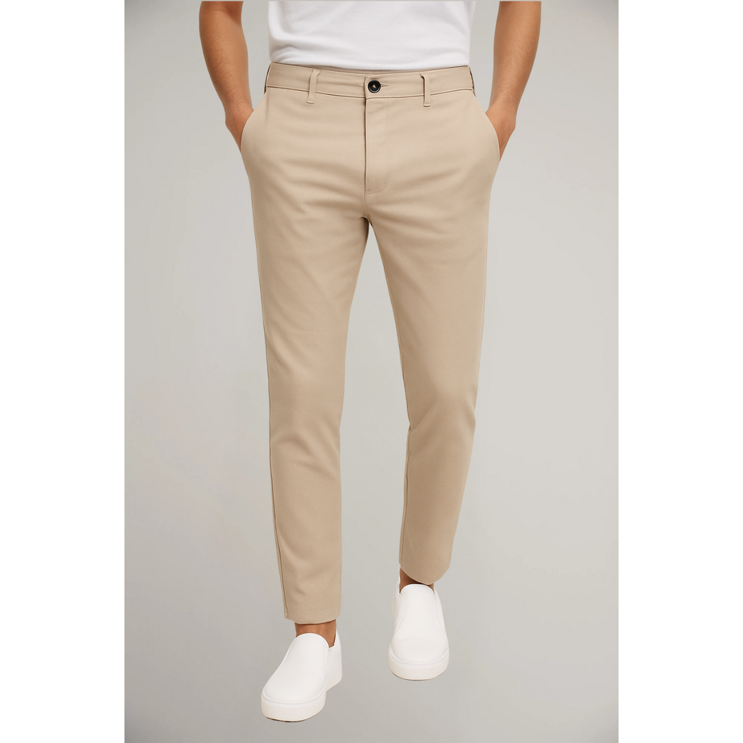 Hugo | Men's Tailored Slim Fit Trousers-The Yellow Prime