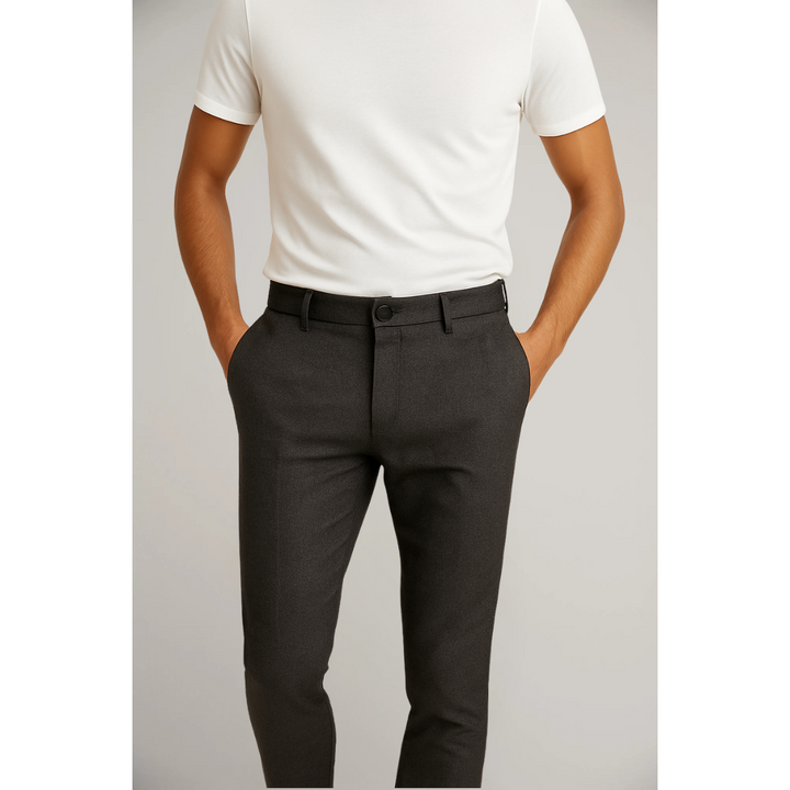 Hugo | Men's Tailored Slim Fit Trousers-The Yellow Prime