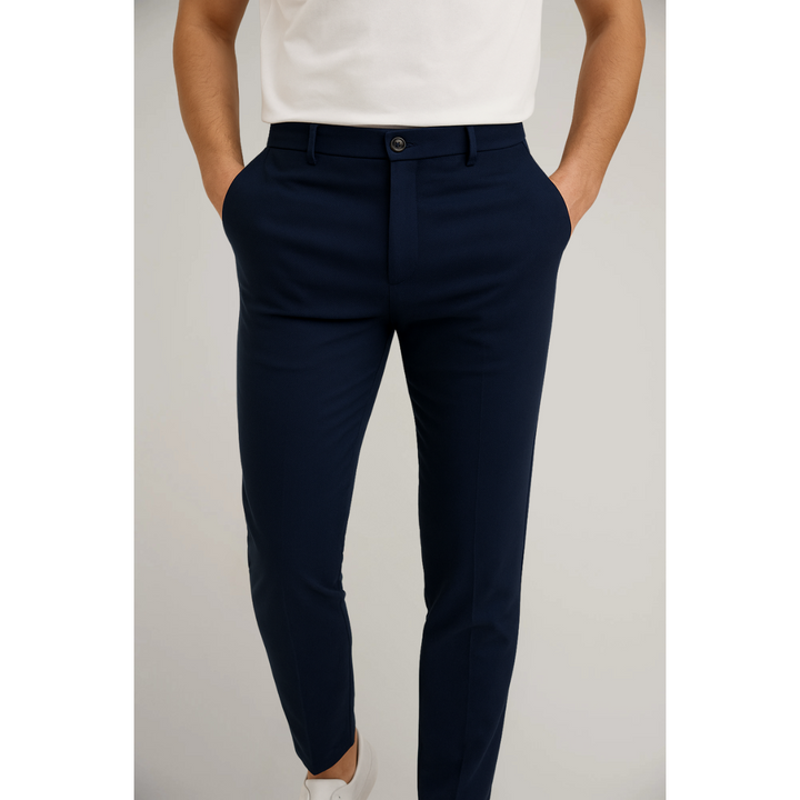 Hugo | Men's Tailored Slim Fit Trousers-The Yellow Prime