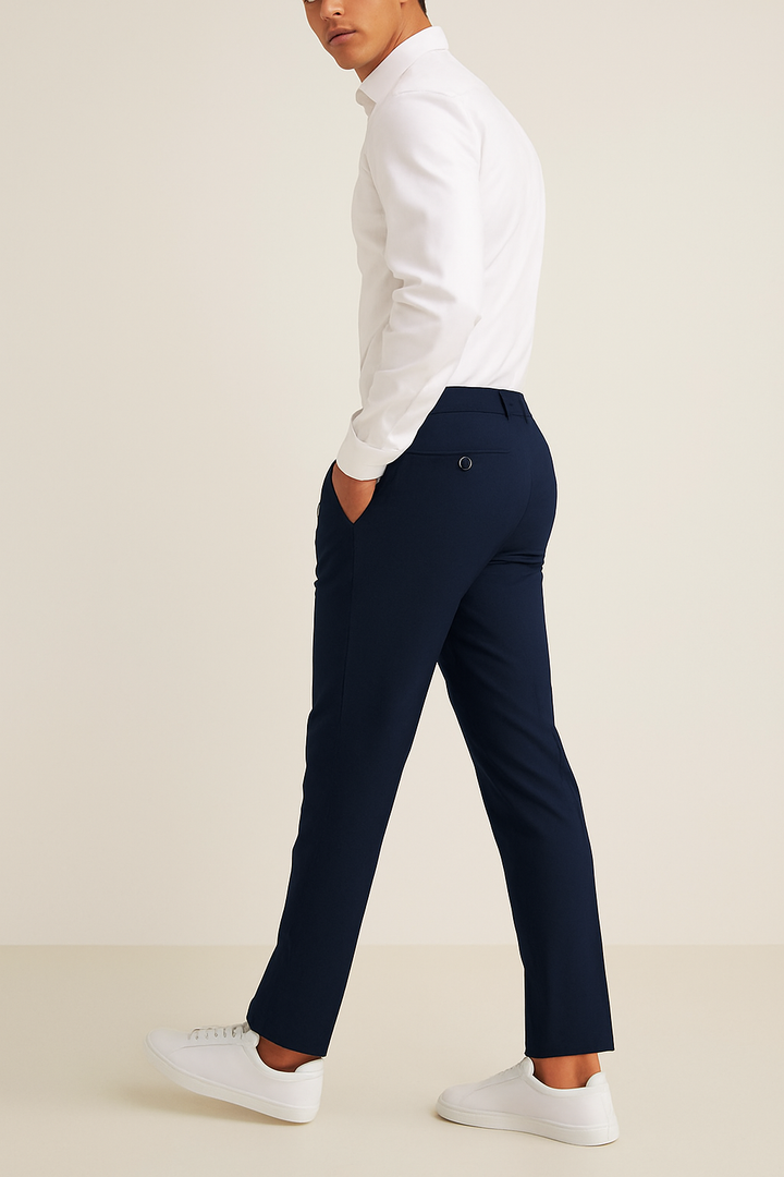 Hugo | Men's Tailored Slim Fit Trousers-The Yellow Prime