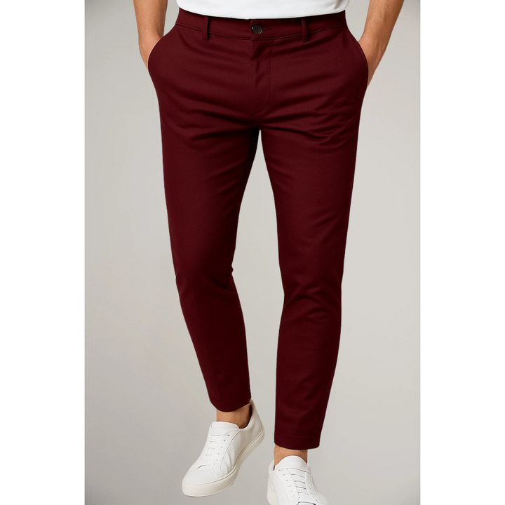 Hugo | Men's Tailored Slim Fit Trousers-The Yellow Prime