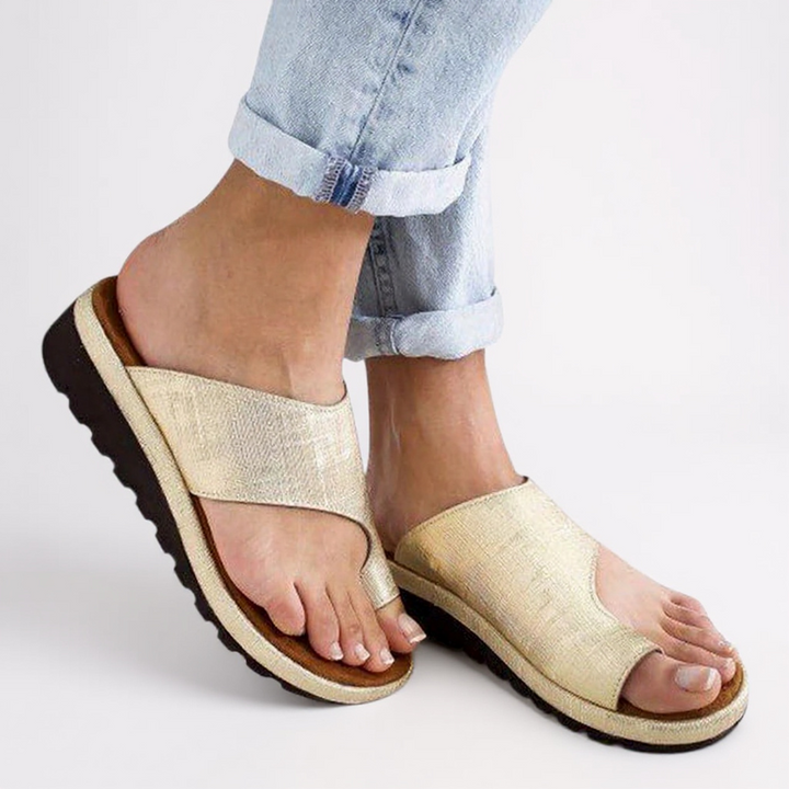 Katie | Women's Comfortable Orthopedic Summer Sandals-The Yellow Prime