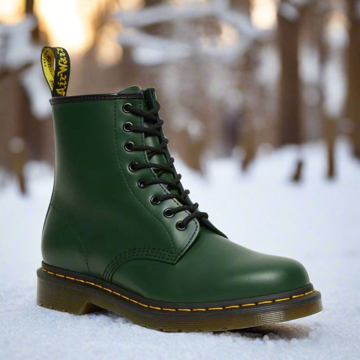 Jons | Men's Elegant Leather Ankle Boots with Laces-The Yellow Prime