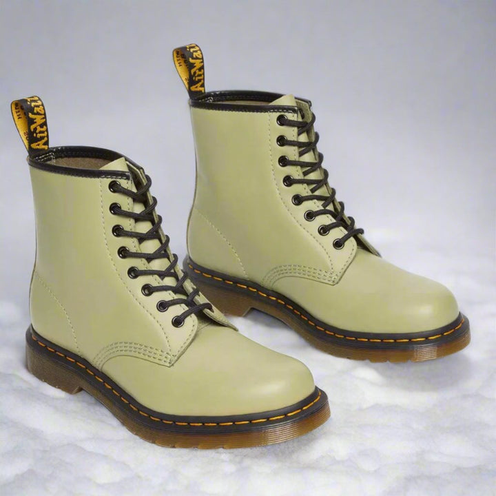 Jons | Men's Elegant Leather Ankle Boots with Laces-The Yellow Prime
