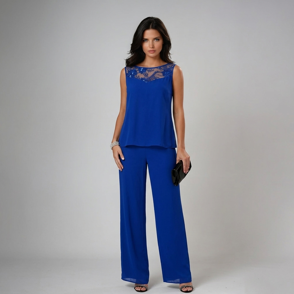 Iva | Women's Elegant Three-Piece Set-The Yellow Prime