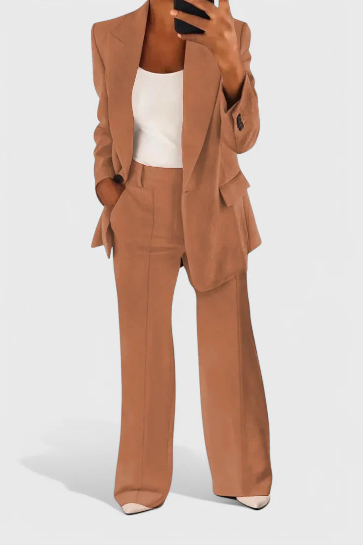 Women's Elegant Suit Set for Professional and Casual Wear-The Yellow Prime