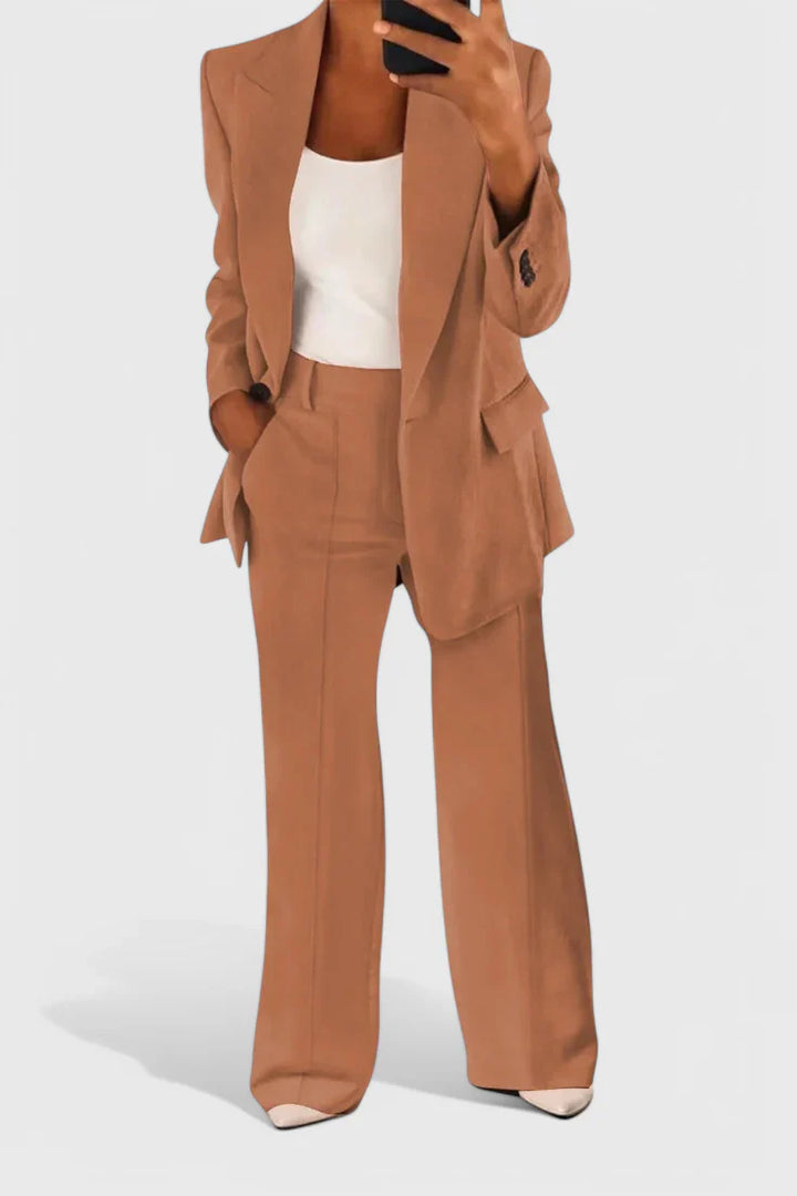 Women's Elegant Suit Set for Professional and Casual Wear-The Yellow Prime