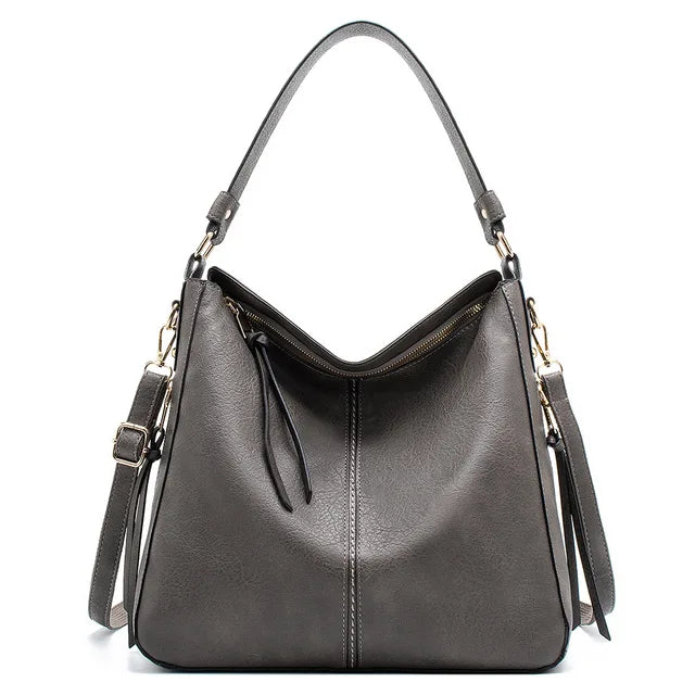Jacky | Women's Elegant Spacious Summer Leather Tote Bag-The Yellow Prime