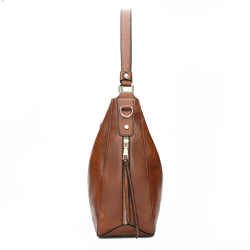 Jacky | Women's Elegant Spacious Summer Leather Tote Bag-The Yellow Prime
