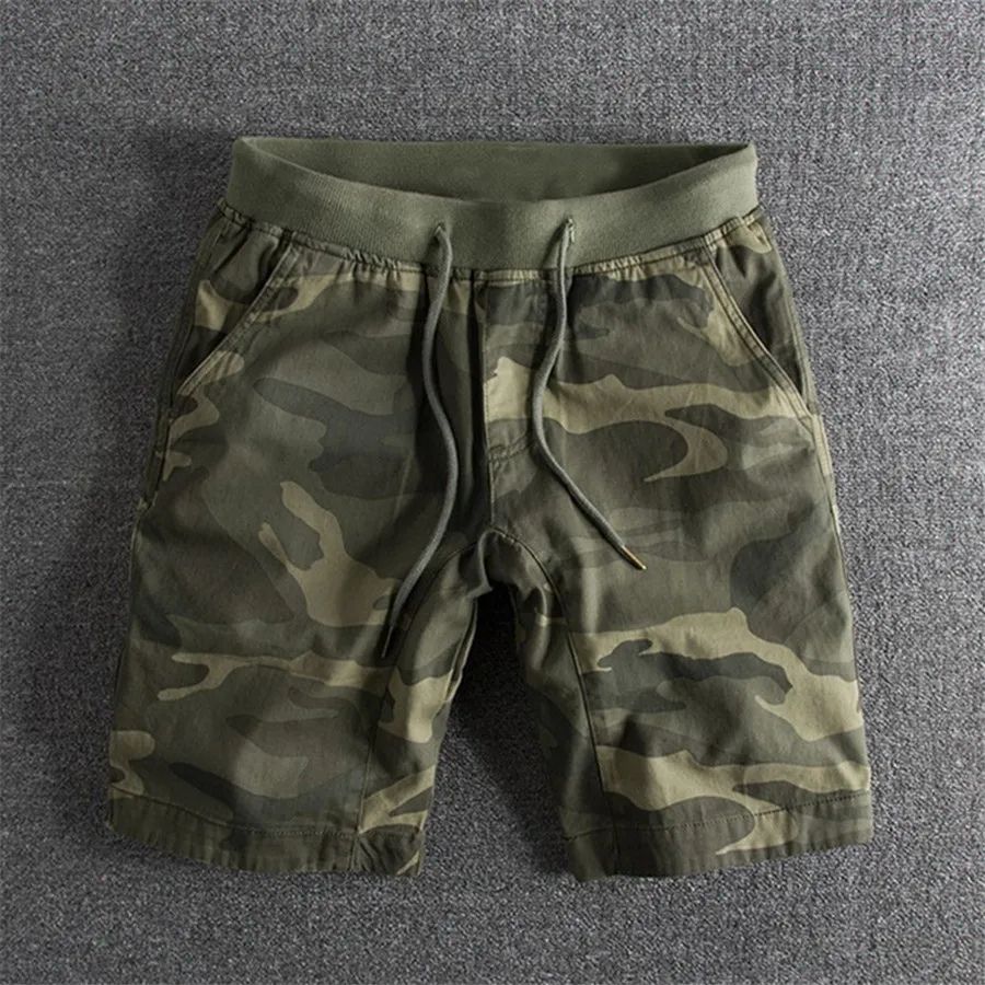 Jake | Men's Stylish Camouflage Summer Shorts-The Yellow Prime