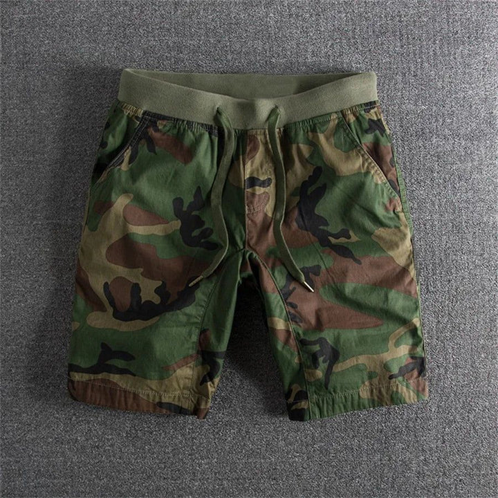 Jake | Men's Stylish Camouflage Summer Shorts-The Yellow Prime