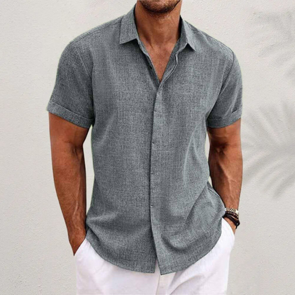 James | Men's Lightweight Short Sleeve Shirt-The Yellow Prime