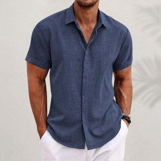 James | Men's Lightweight Short Sleeve Shirt-The Yellow Prime