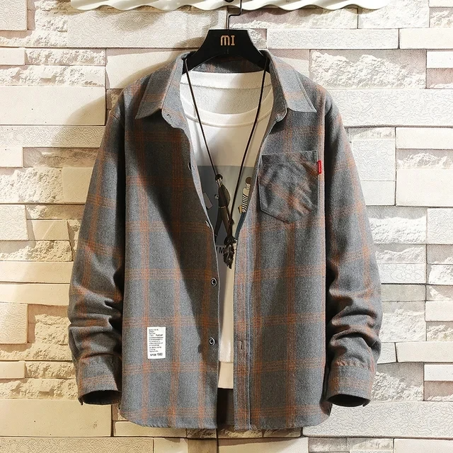 James | Men's Plaid Flannel Shirt-The Yellow Prime