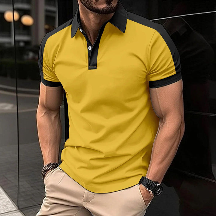 James | Men's Stylish Summer Polo Shirt-The Yellow Prime