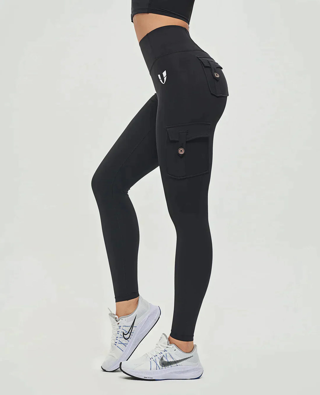 Jeana | Women's High-Quality High Waist Cargo Leggings-The Yellow Prime