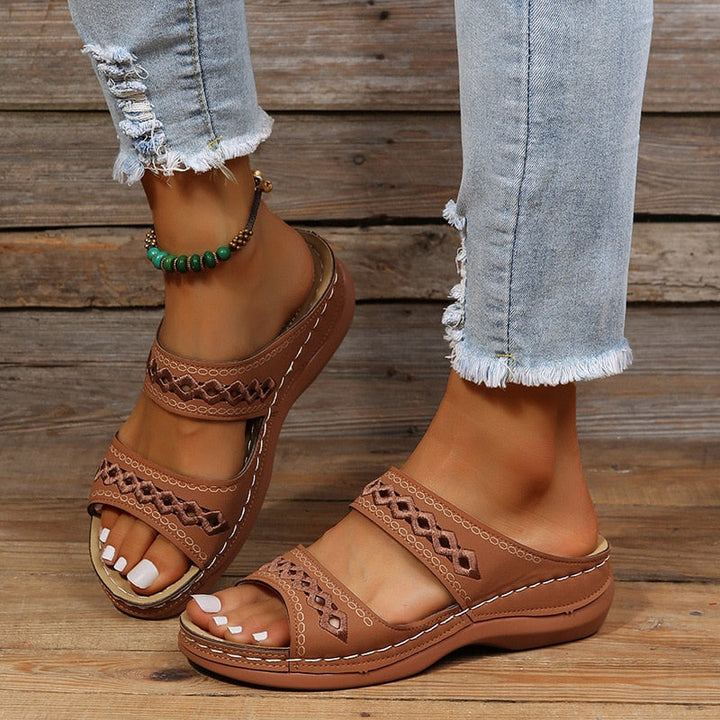 Jenna | Women's Padded Orthopedic Sandals for Comfort and Support-The Yellow Prime