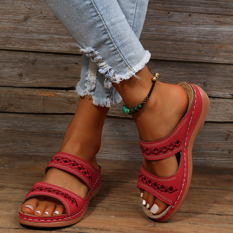 Jenna | Women's Padded Orthopedic Sandals for Comfort and Support-The Yellow Prime