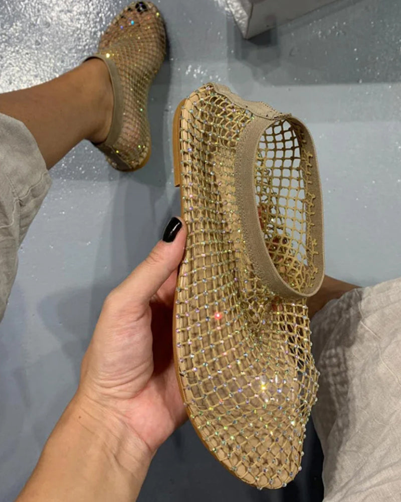 Jessie | Women's Elegant Shiny Ballet Flats in Latest Fashion-The Yellow Prime