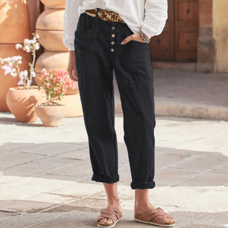 Jiselle | Women's Comfortable Casual Pants-The Yellow Prime