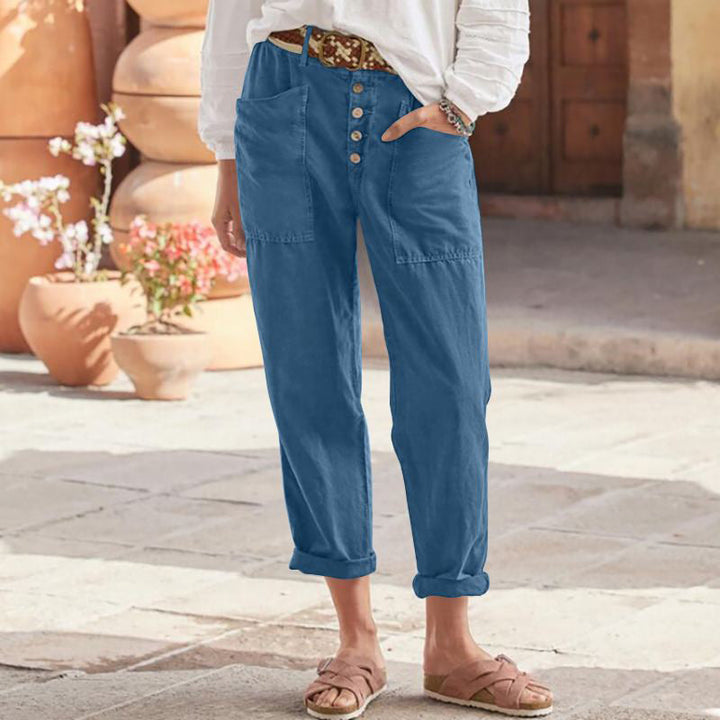 Jiselle | Women's Comfortable Casual Pants-The Yellow Prime