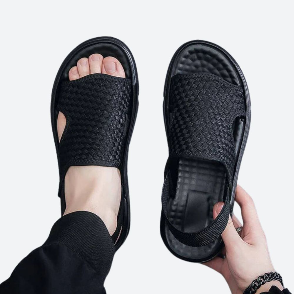 John | Men's Comfortable and Stylish Orthopedic Sandals-The Yellow Prime
