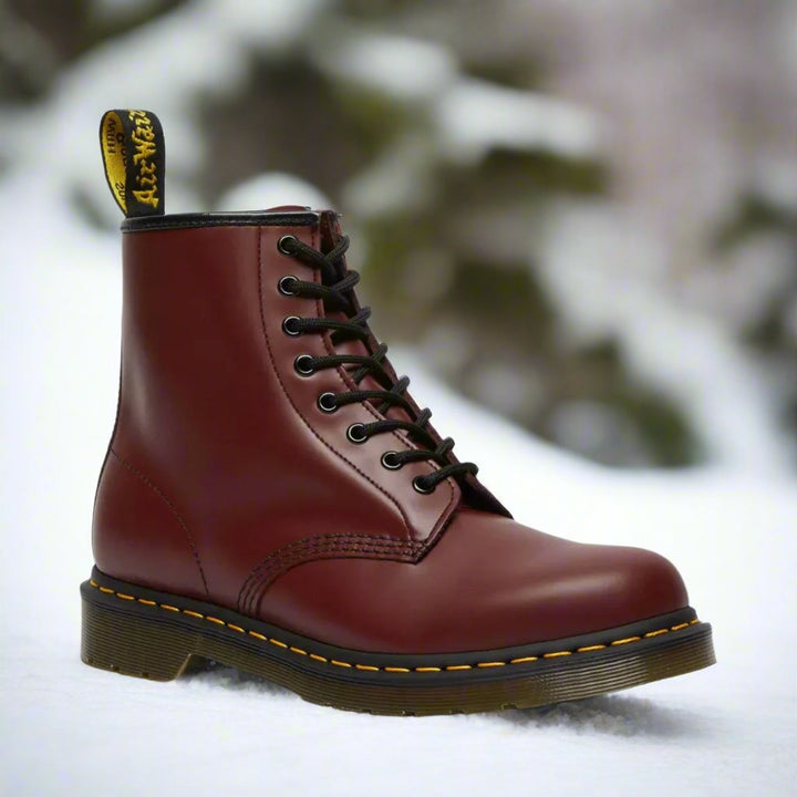 Jons | Men's Elegant Leather Ankle Boots with Laces-The Yellow Prime
