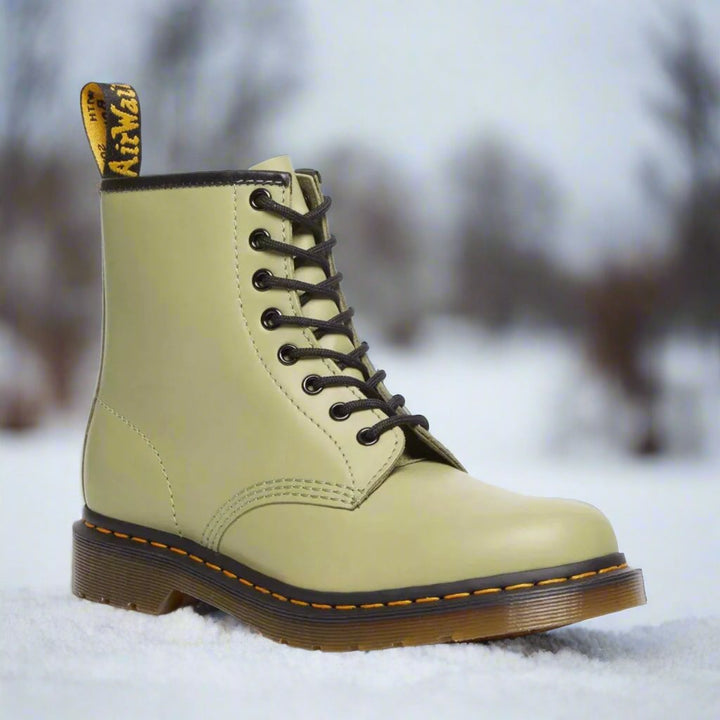 Jons | Men's Elegant Leather Ankle Boots with Laces-The Yellow Prime