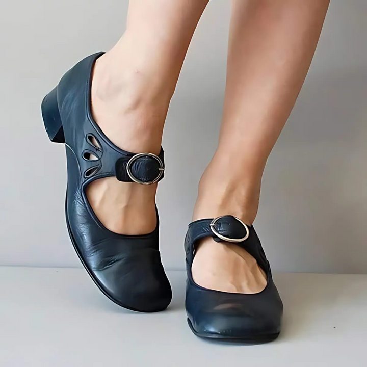 Joselyn | Women's Elegant Leather Sandals-The Yellow Prime