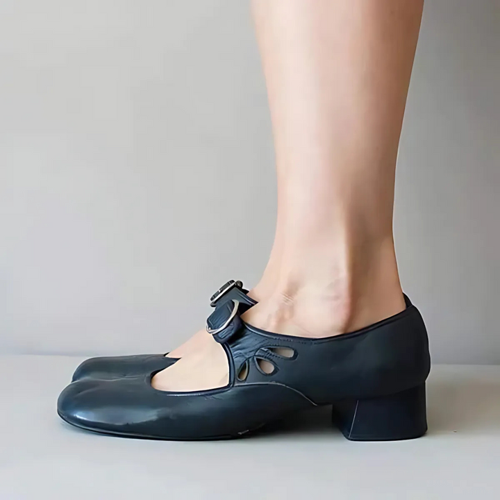 Joselyn | Women's Elegant Leather Sandals-The Yellow Prime