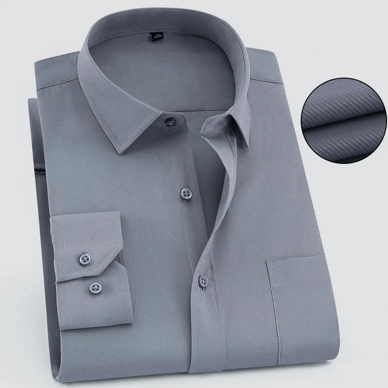 Joseph | Textured Men's Dress Shirt-The Yellow Prime