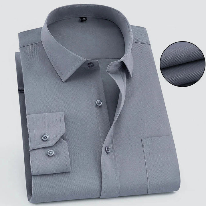Joseph | Textured Men's Dress Shirt-The Yellow Prime
