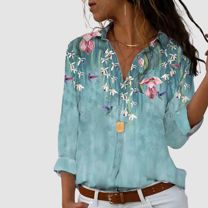 Noa | Women's Timeless Soft Blouse-The Yellow Prime