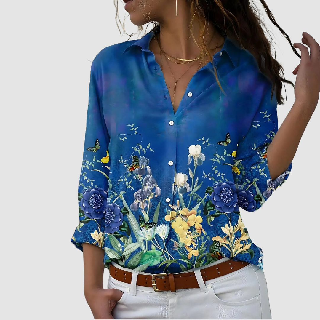 Noa | Women's Timeless Soft Blouse-The Yellow Prime
