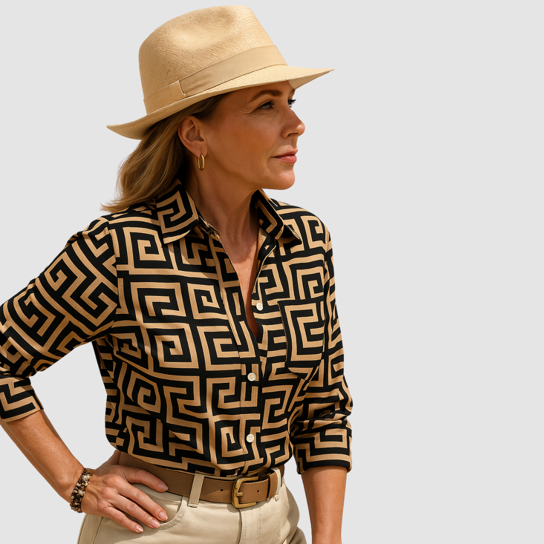 Mandy | Women's Elegant Breathable Blouse-The Yellow Prime