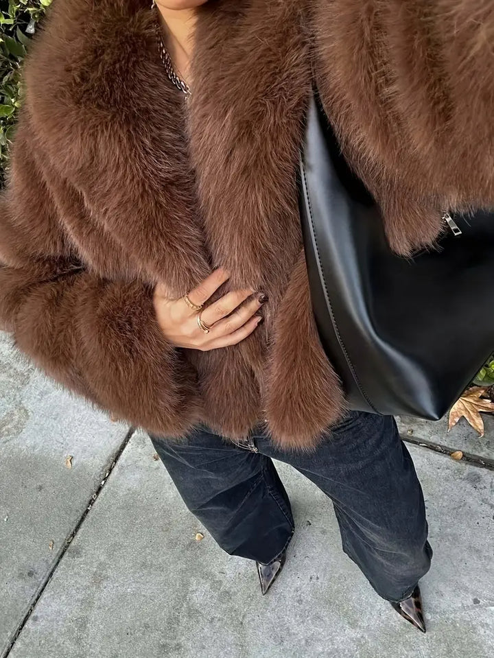 Jules | Women's Deluxe Fur Jacket-The Yellow Prime