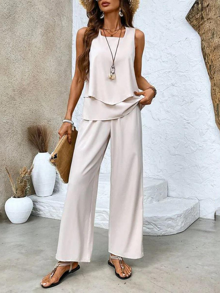 Juliette | Women's Elegant Two-Piece Set-The Yellow Prime