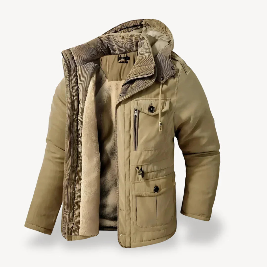 Men's Functional Heavy Winter Jacket for Cold Weather