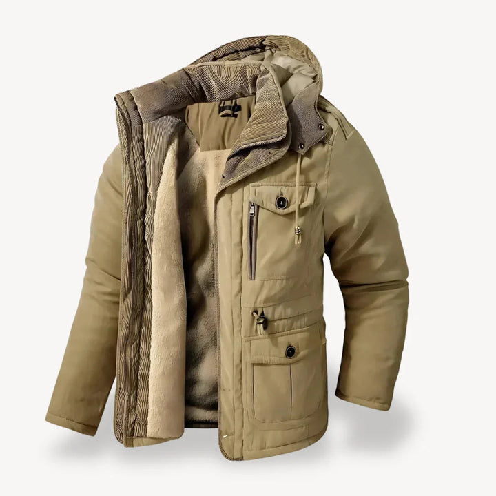Men's Functional Heavy Winter Jacket for Cold Weather