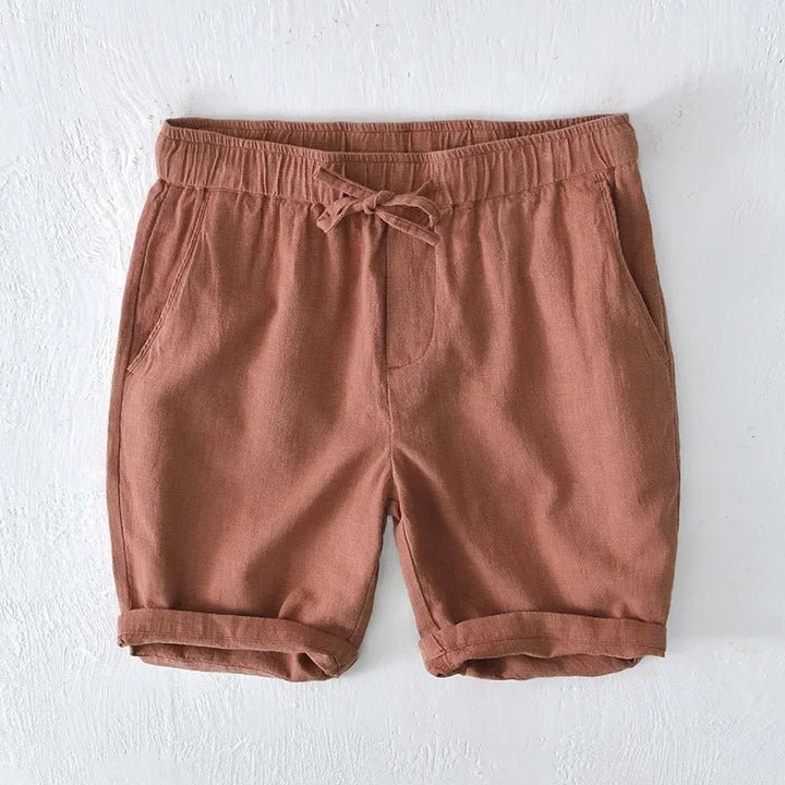 Kai | Men's Relaxed Fit Drawstring Casual Shorts-The Yellow Prime