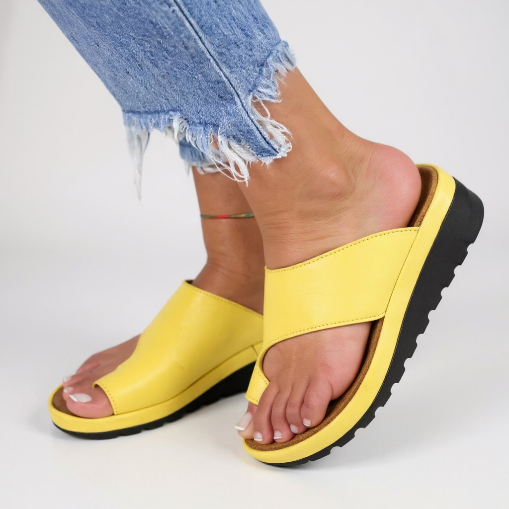 Katie | Women's Comfortable Orthopedic Summer Sandals-The Yellow Prime