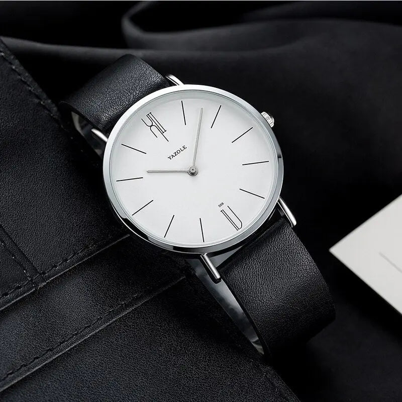 Men's classic stainless steel wristwatch for special occasions-The Yellow Prime