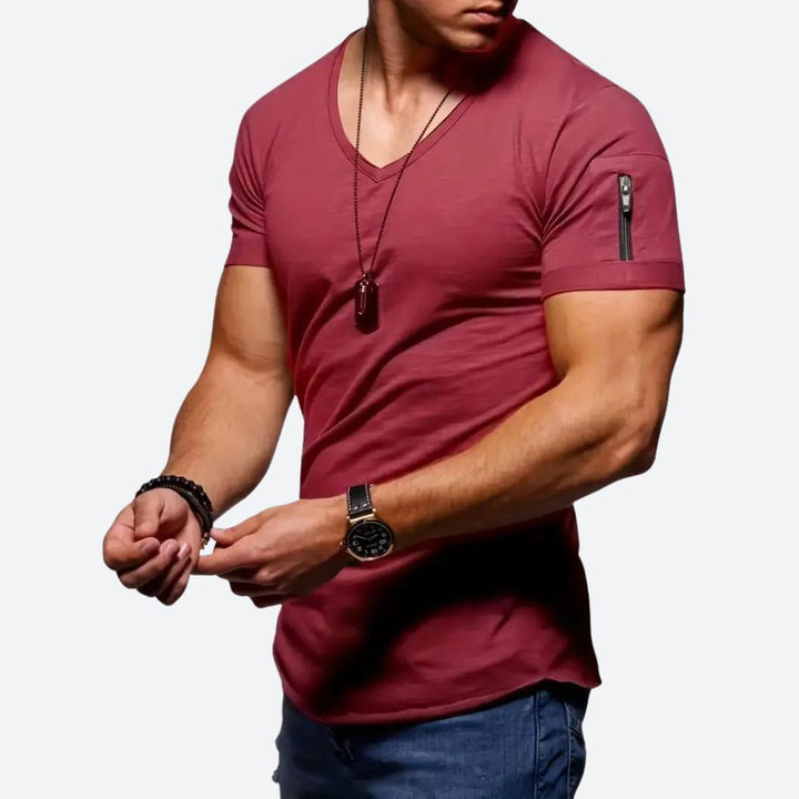 Men's Comfortable Large Size T-Shirt-The Yellow Prime