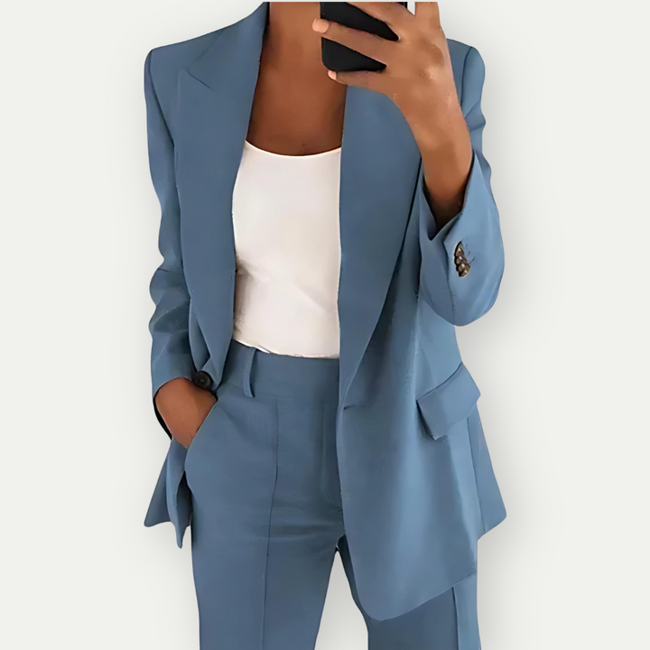 Women's Comfortable Formal Blazer Set-The Yellow Prime