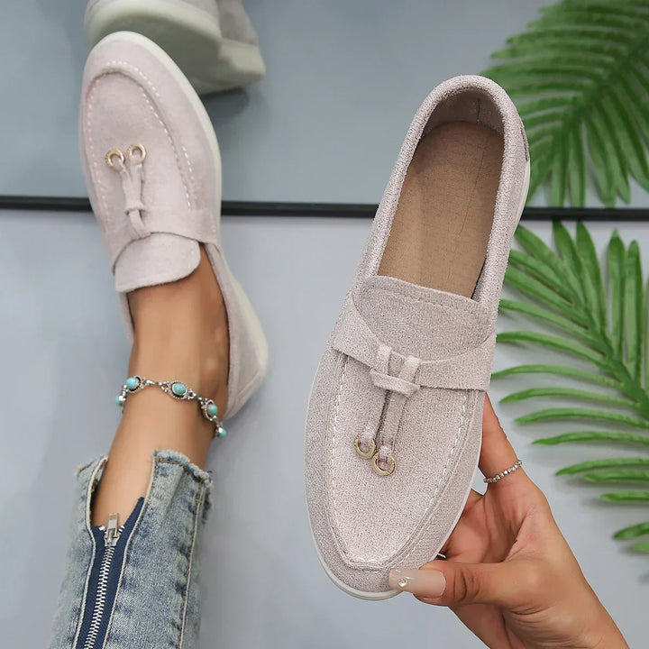 Leah | Women's Stylish Leather Loafers-The Yellow Prime