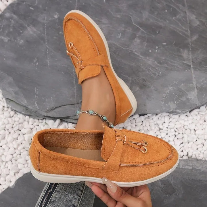 Leah | Women's Stylish Leather Loafers-The Yellow Prime